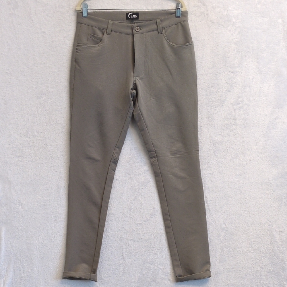 ZYIA Active Men's Gray Flex Athletic‎ Slim Pants Size M